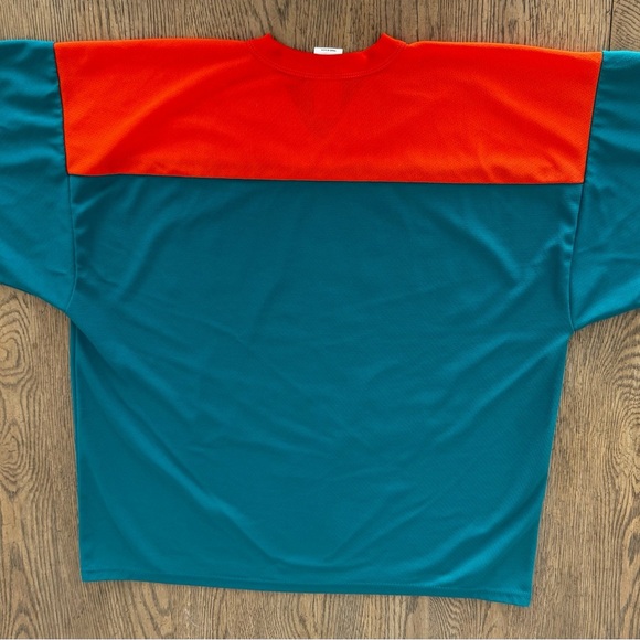 Vintage 90s Miami Dolphins Mesh Y2K Jersey Shirt Riddell NFL 1996 Made in USA XL - Picture 7 of 9